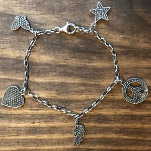 Sterling Silver Charm Bracelet